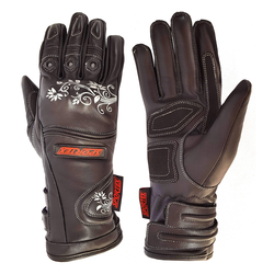 Ladies Leather Motorcycle Gloves